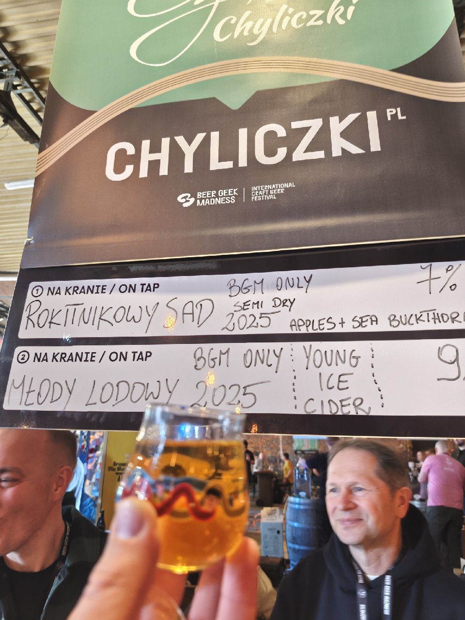 mlody lodowy 2025 only BGM, Cydr Chyliczki