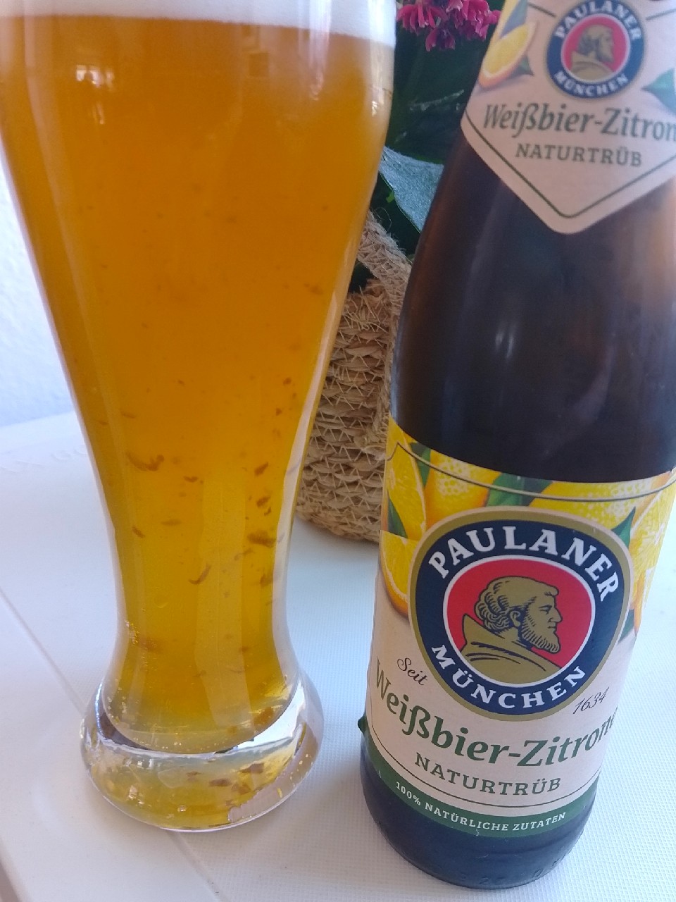 Paulaner Weißbier-Zitrone Naturtrüb, Paulaner Brauerei