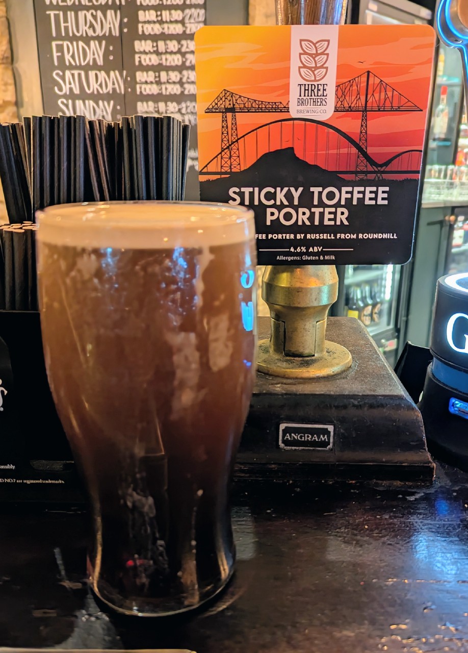 Sticky Toffee Porter, Three Brothers Brewing Co