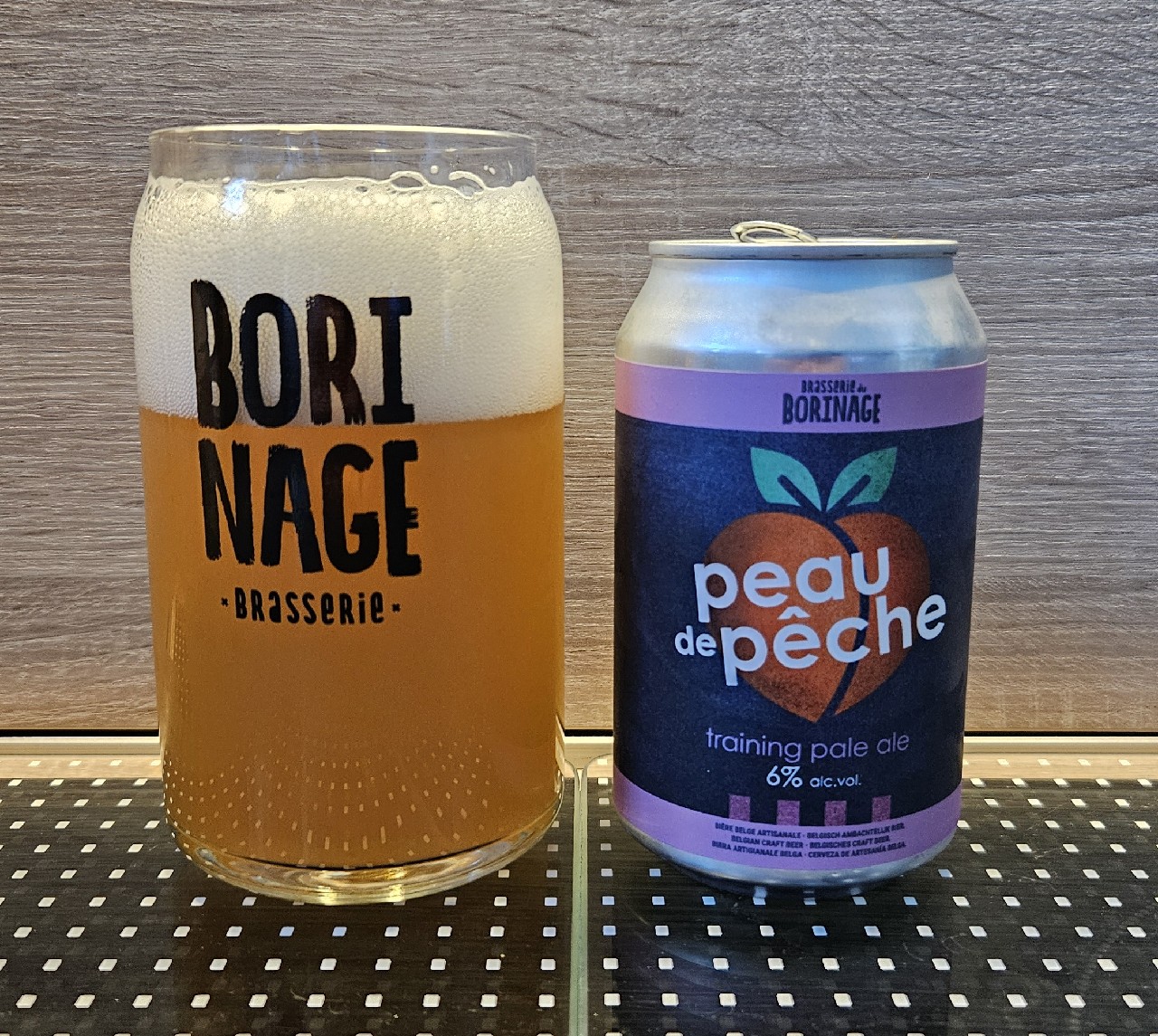 Peau de Pêche, Brasserie du Borinage