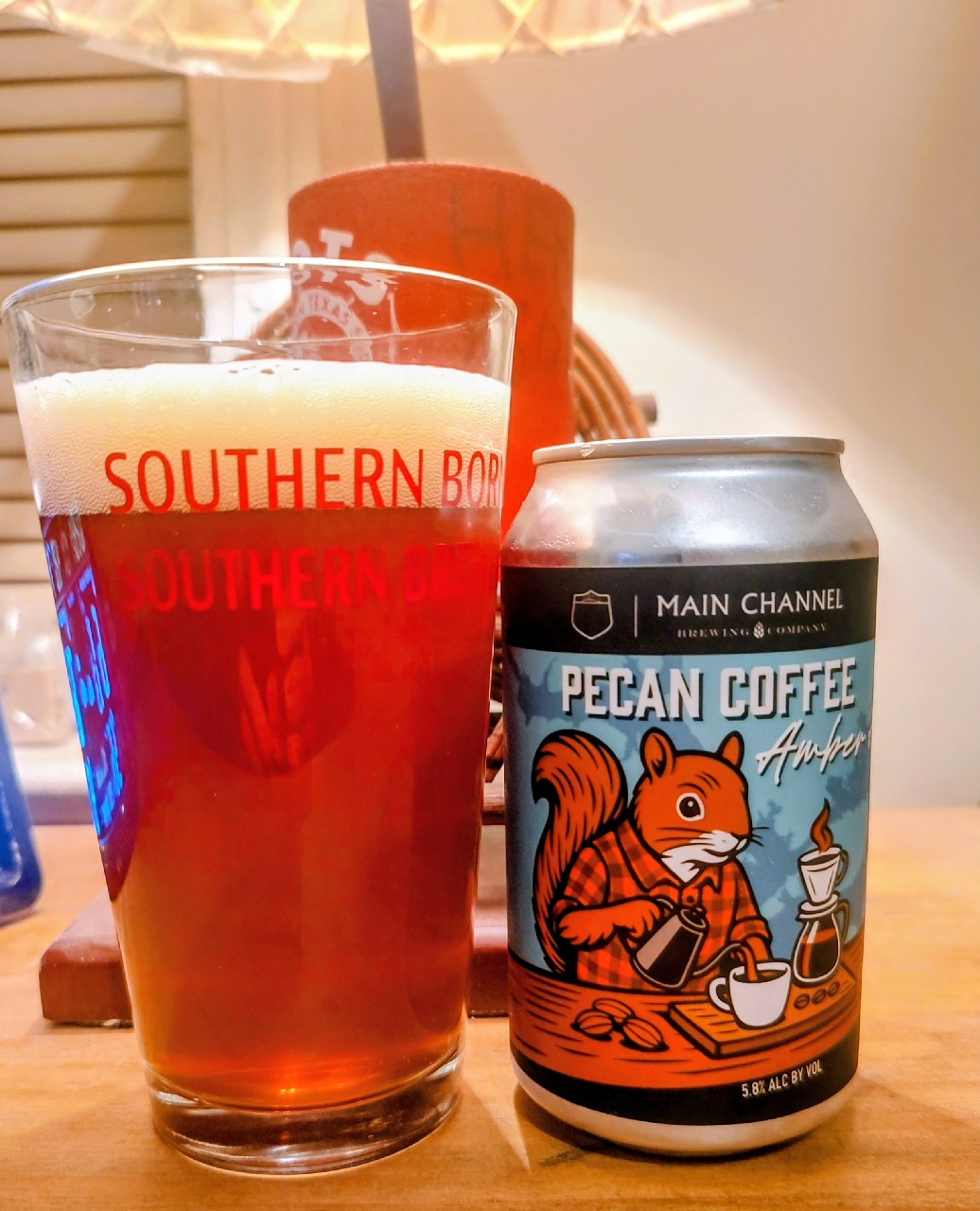 Pecan Coffee Amber, Main Channel Brewing Company
