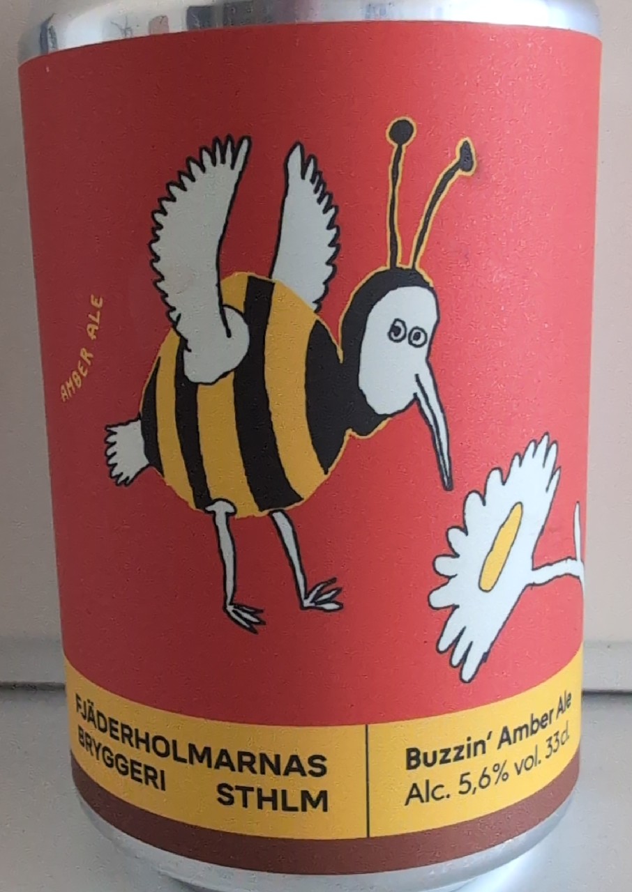 Buzzin amber ale, Sweden