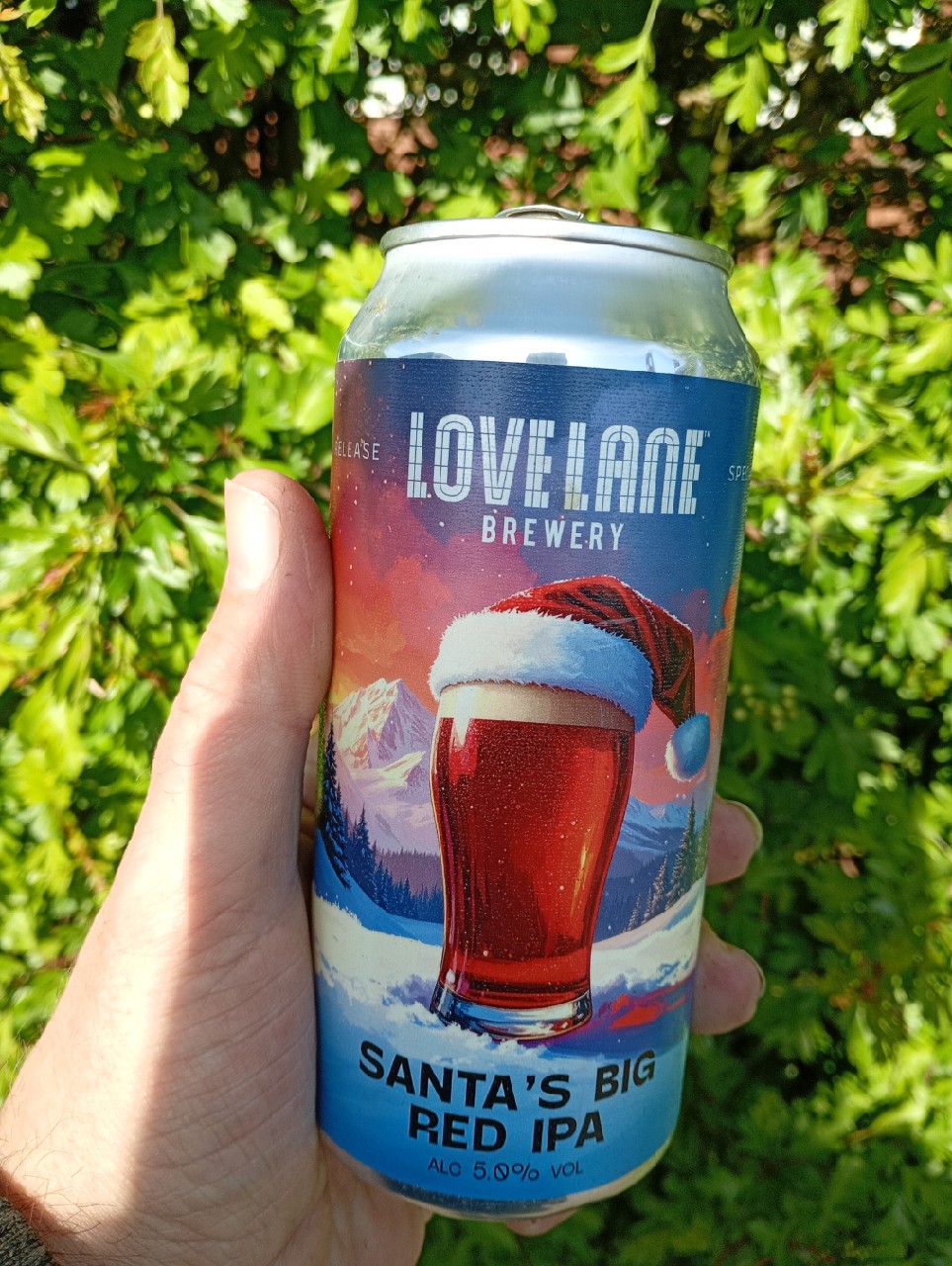 Santa's big red ipa, Love Lane Brewing