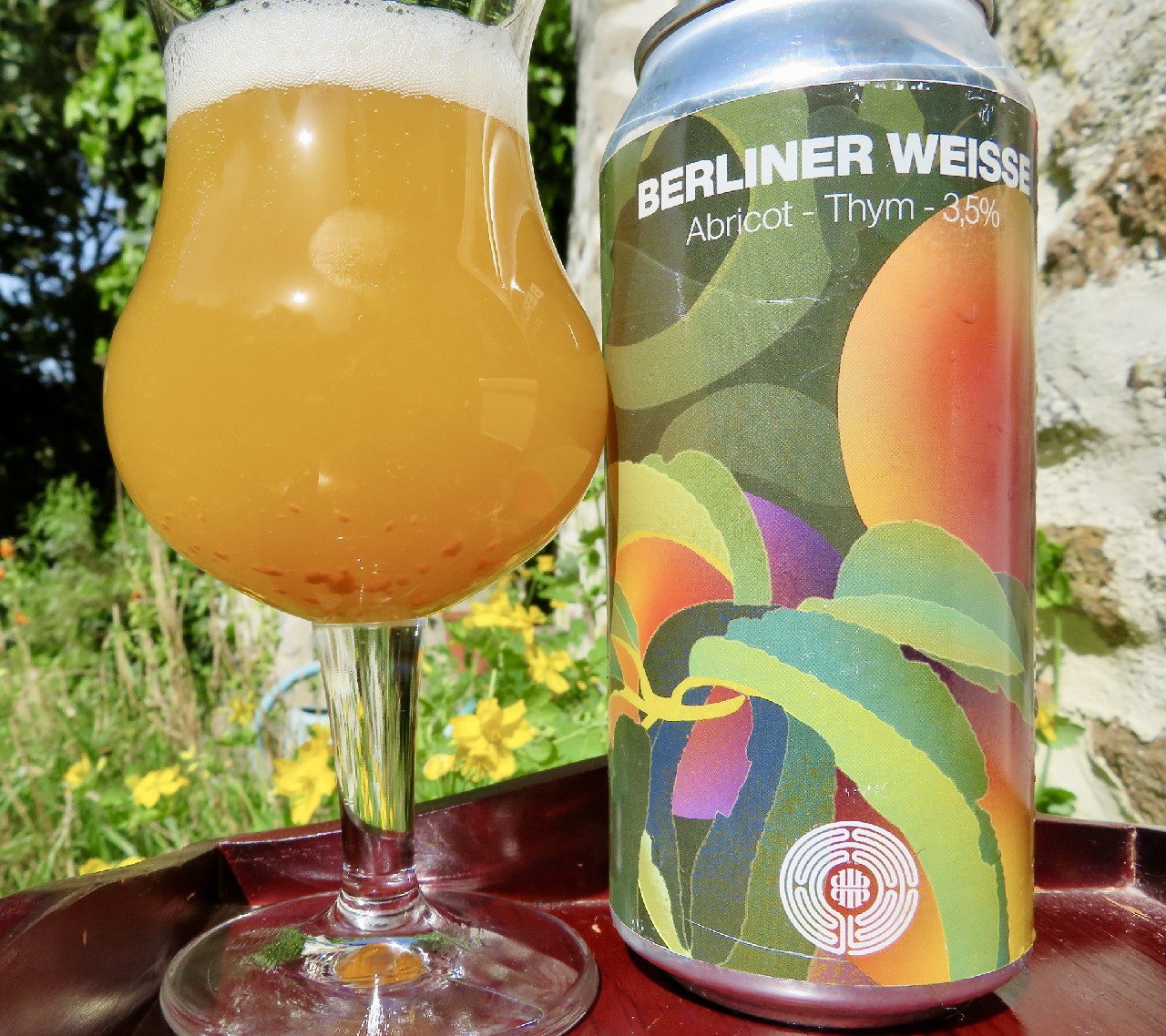 Berliner Weisse Abricot - Thym, Brasserie Delabonne