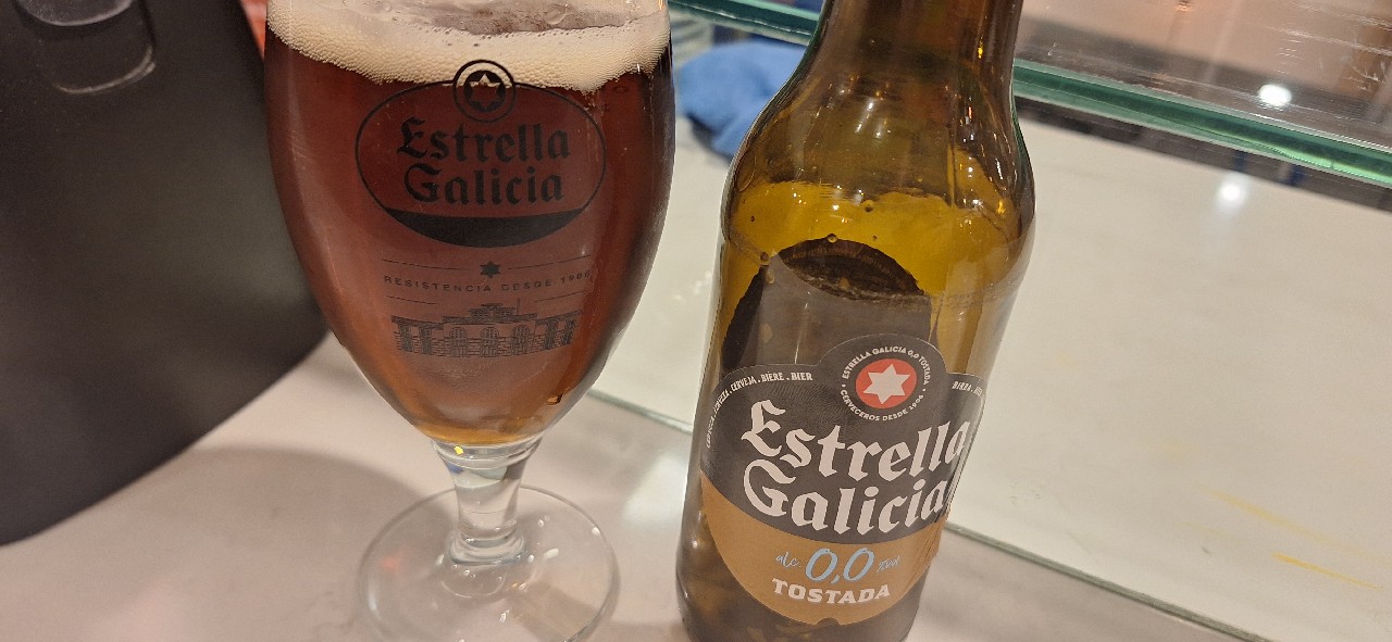 Estrella Galicia 0.0% TOSTADA, Spain