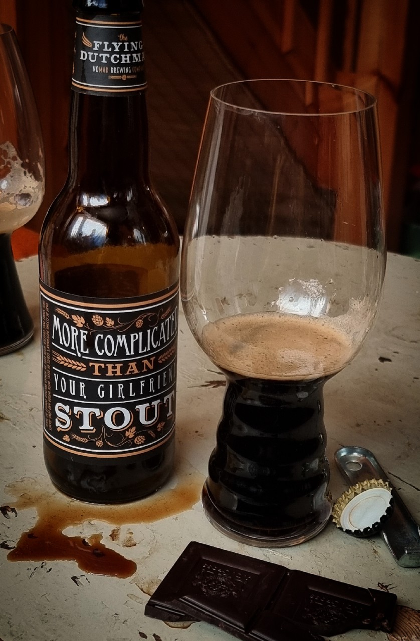 More Complicated Than Your Girlfriend Stout, The Flying Dutchman Nomad Brewing Company