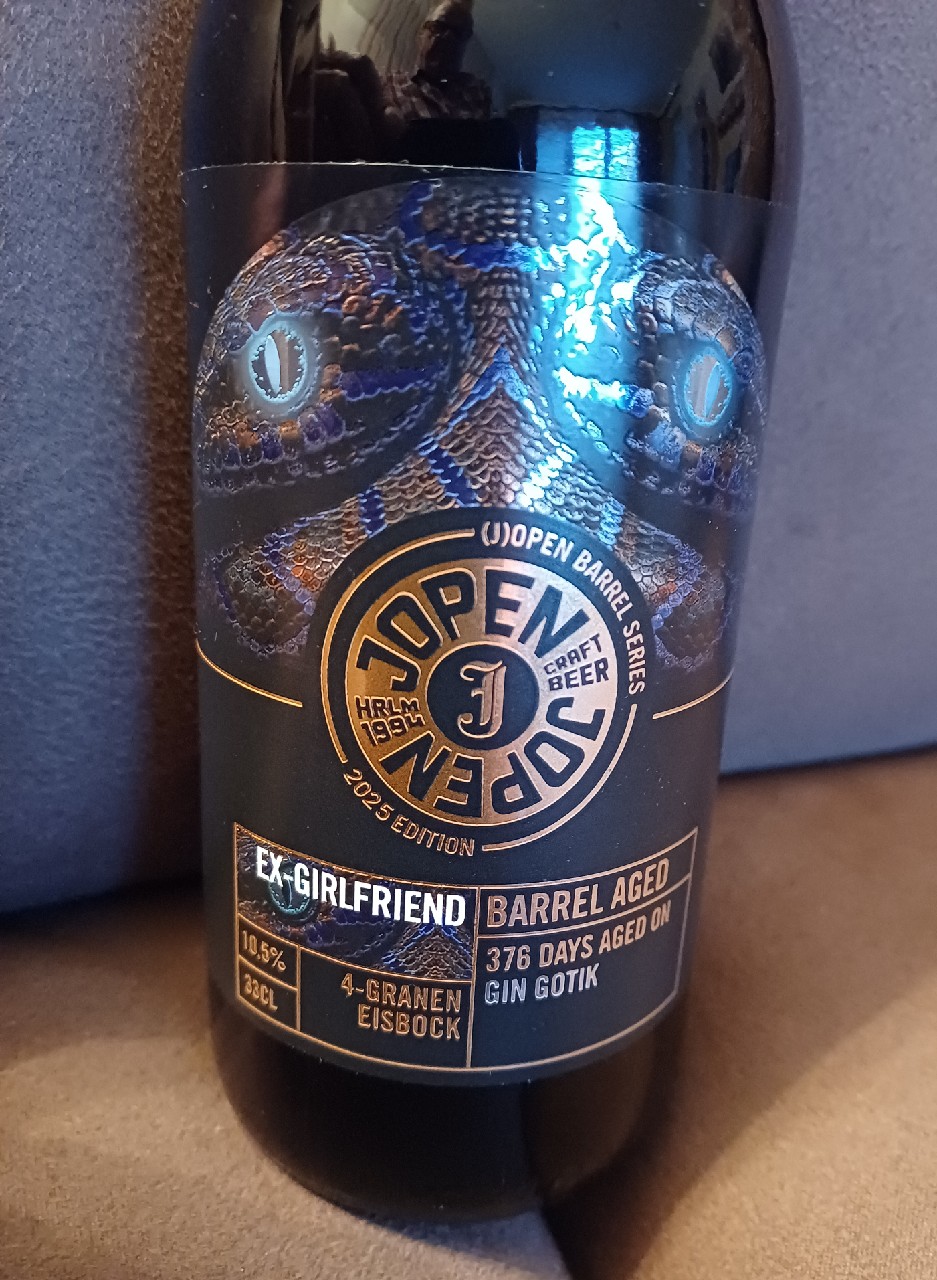 Ex-Girlfriend 4-Granen Eisbock Barrel Aged 2025 Gin Gotik, Jopen