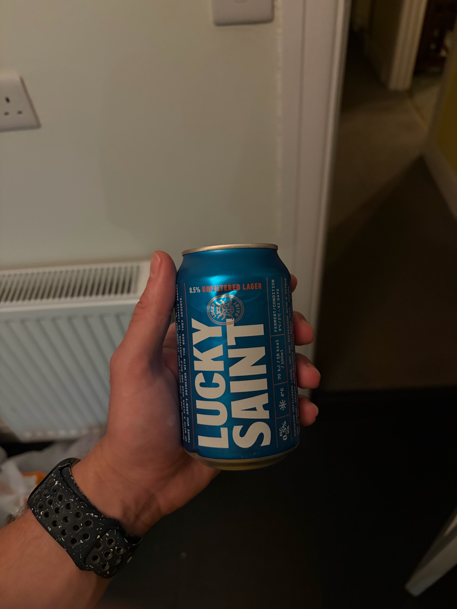 Unfiltered Lager, Lucky Saint