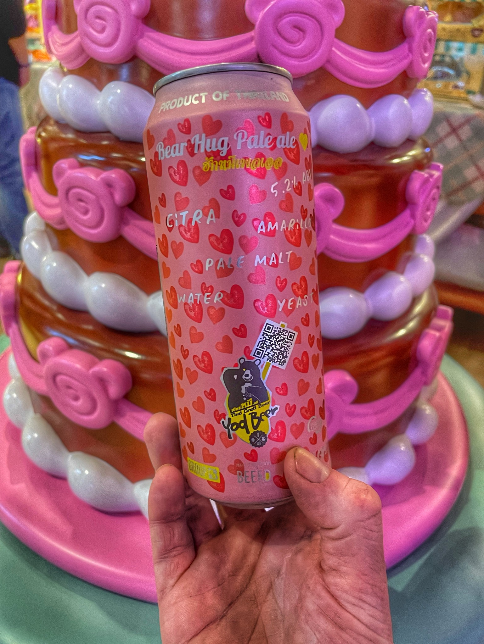 Bear Hug Pale Ale, Yod Beer