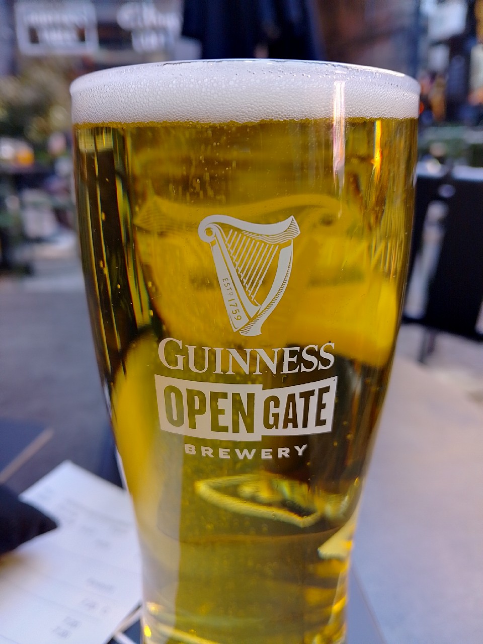 Guinness Lager, Guinness Open Gate Brewery London