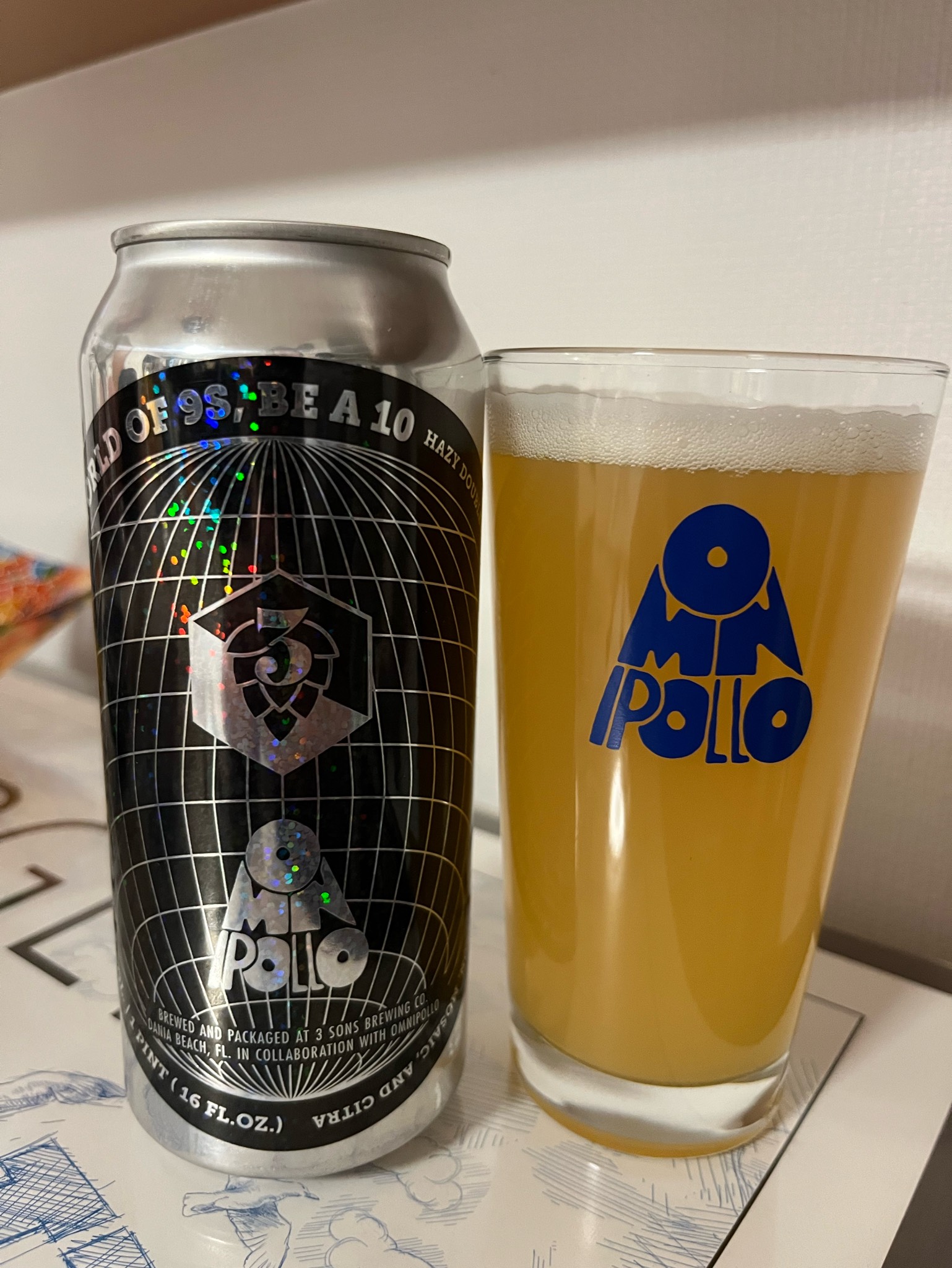 In a world of 9's Be A 10, 3 Sons Brewing Company