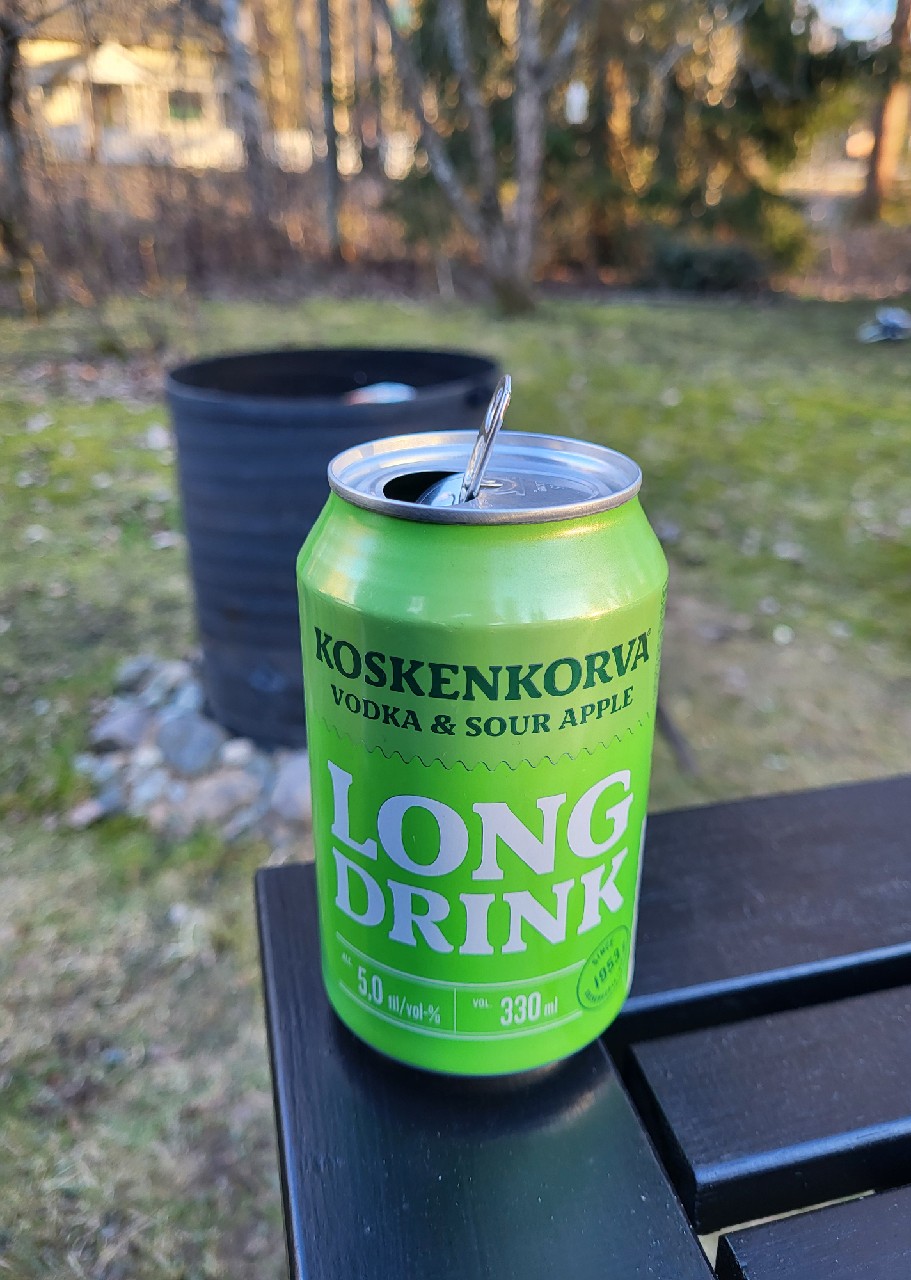 koskenkorva Long Drink Vodka & Sour Apple, Finland