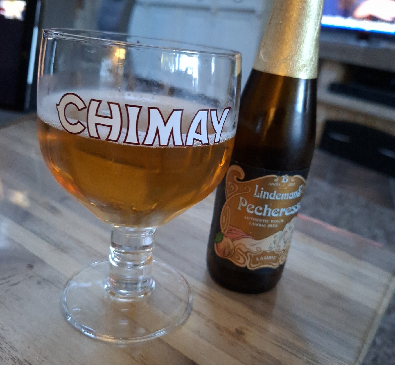 Pêche / Pêcheresse, Brouwerij Lindemans