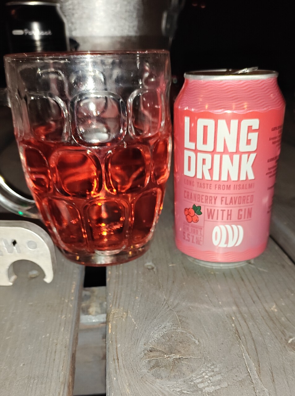 OLVI Long Drink Cranberry, Finland
