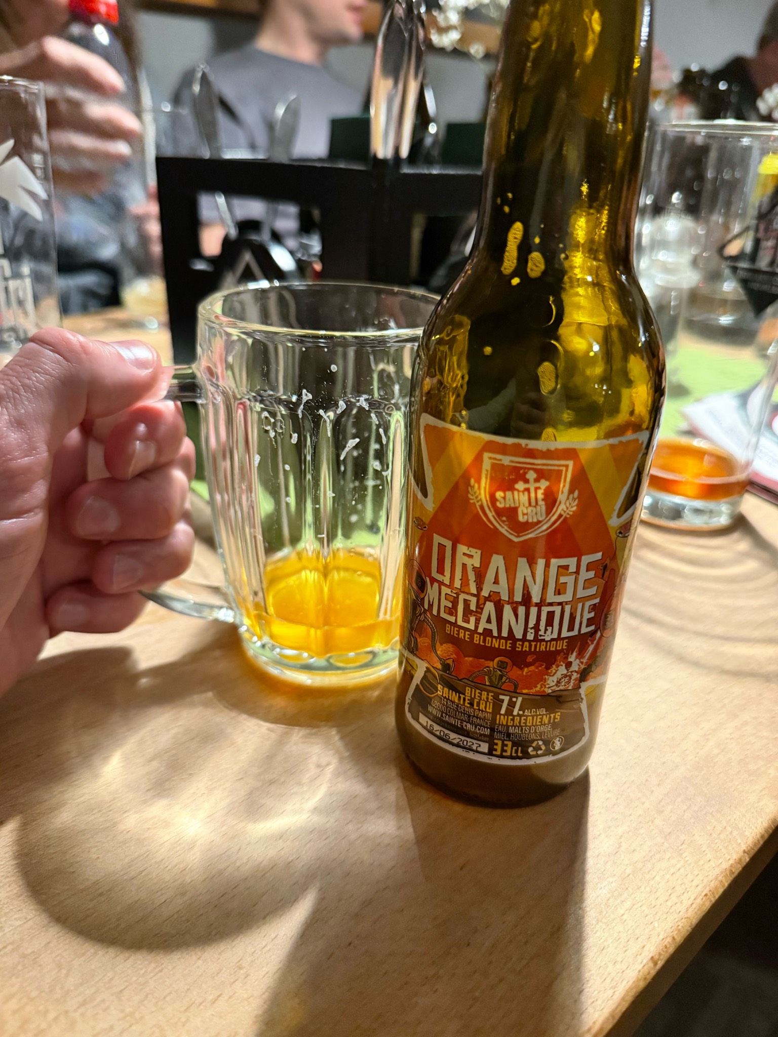 Orange Mécanique, Brasserie Sainte Cru