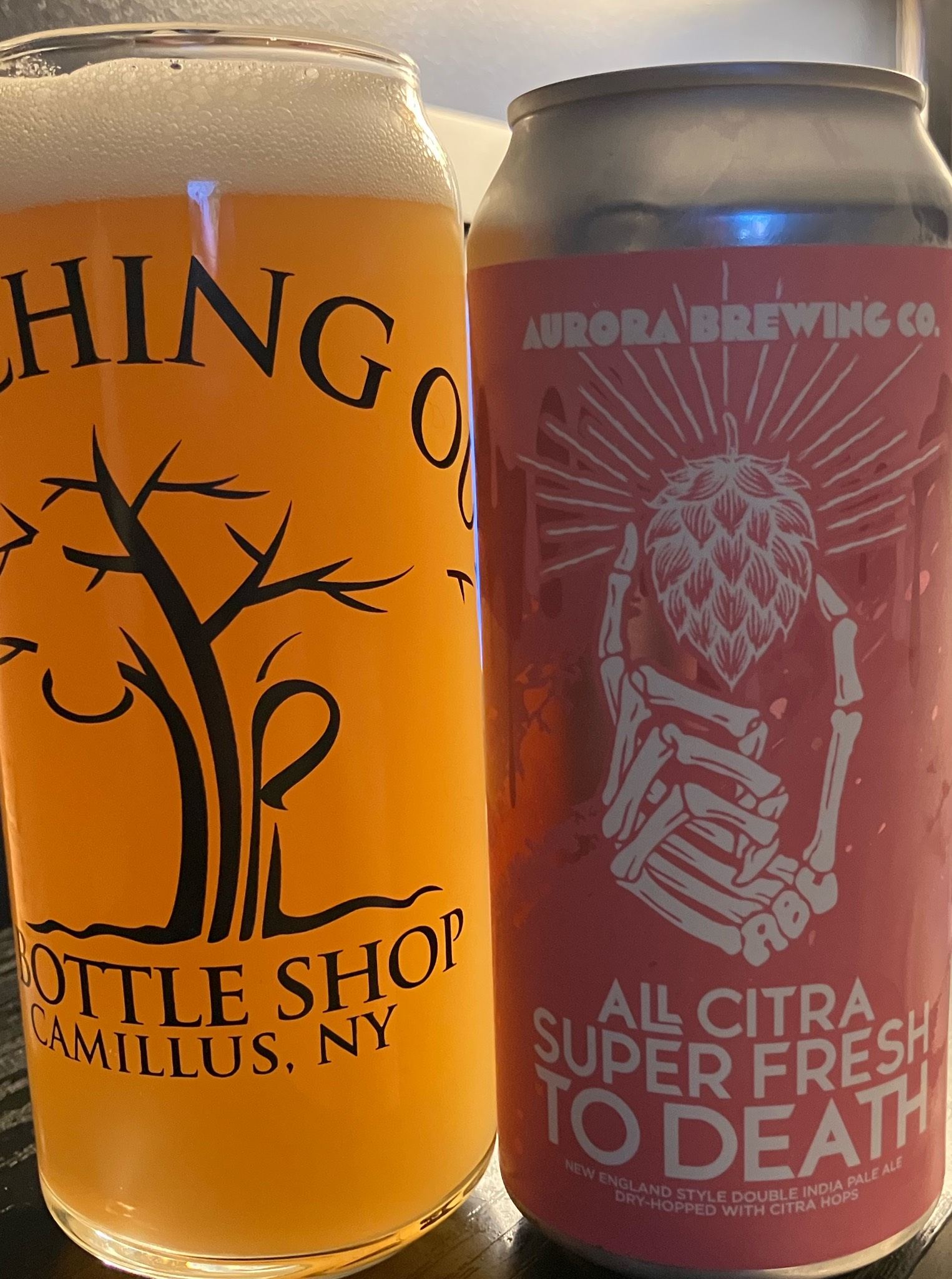 All citra super fresh to death, Aurora Brewing Co.