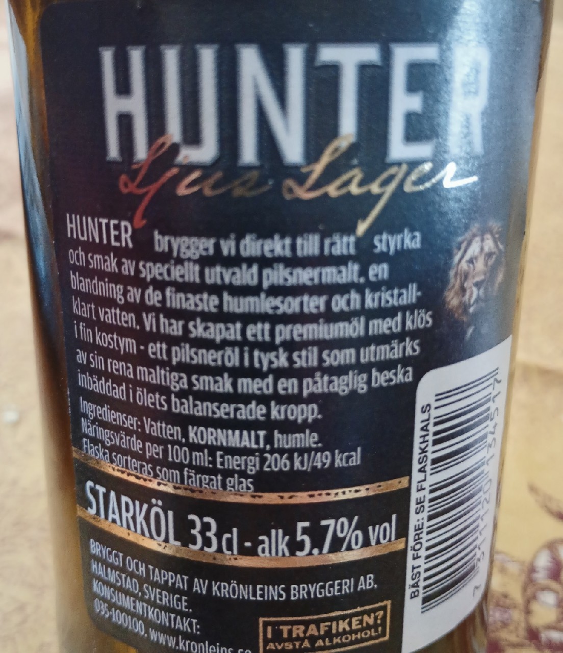 Hunter, Krönleins Bryggeri