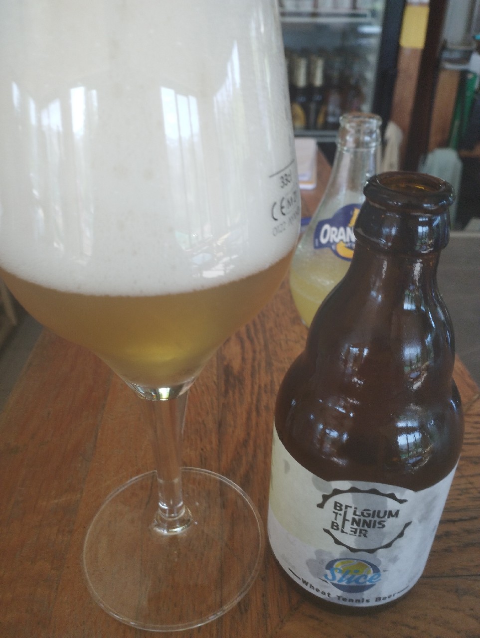 slice belgium tennis beer, Belgium tennis beer