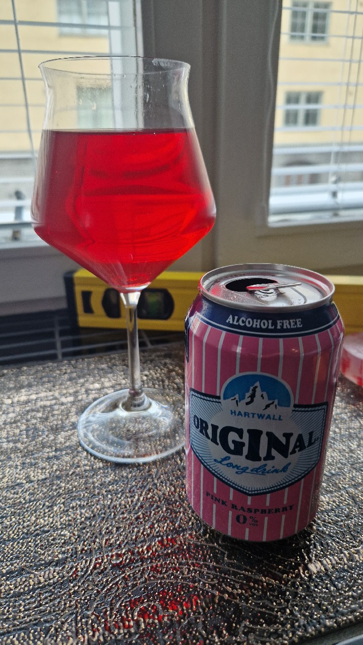 Original Long Drink Pink Raspberry 0%, Finland