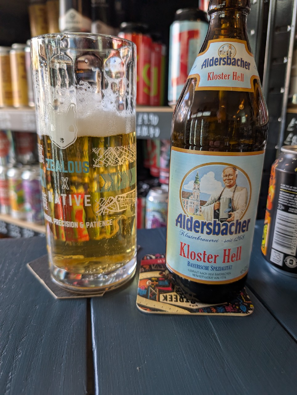 Aldersbacher Kloster Hell, Brauerei Aldersbacher
