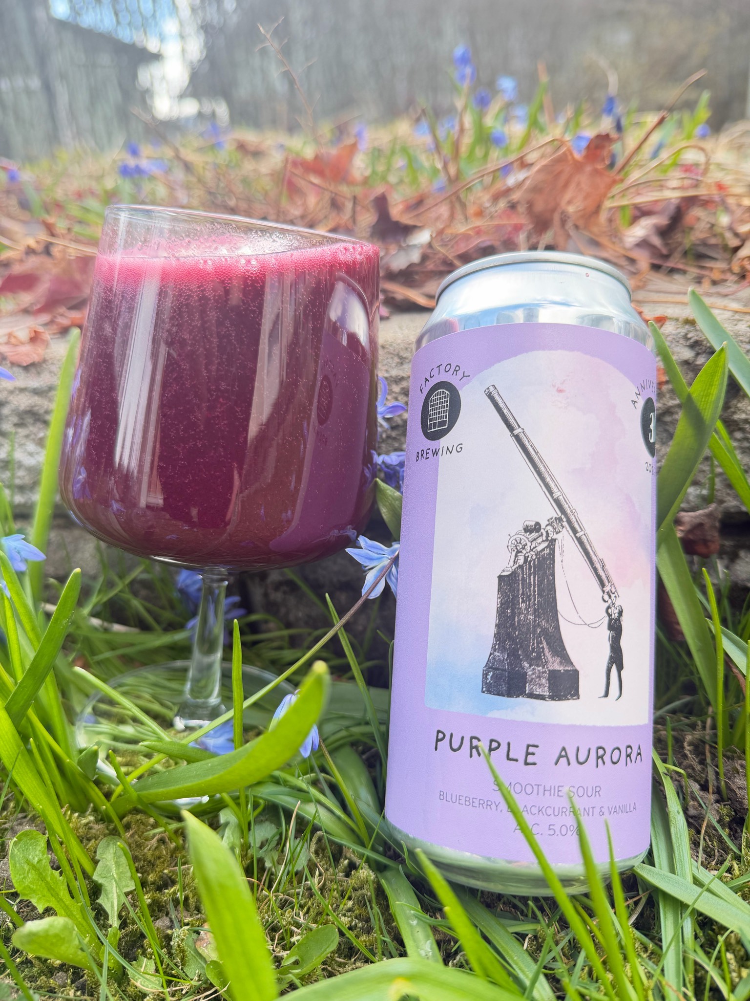 Purple Aurora, Factory Brewing