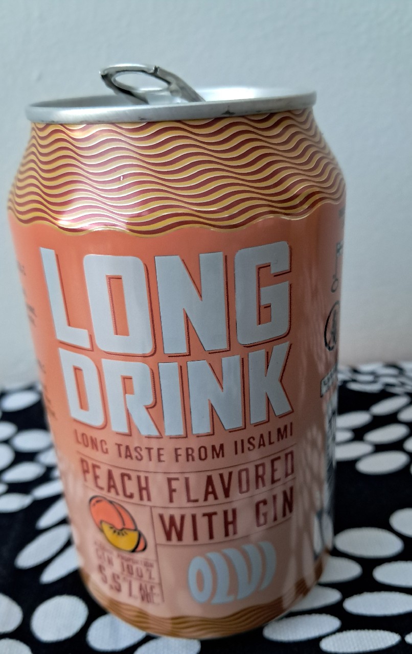 OLVI Long Drink Peach, Finland