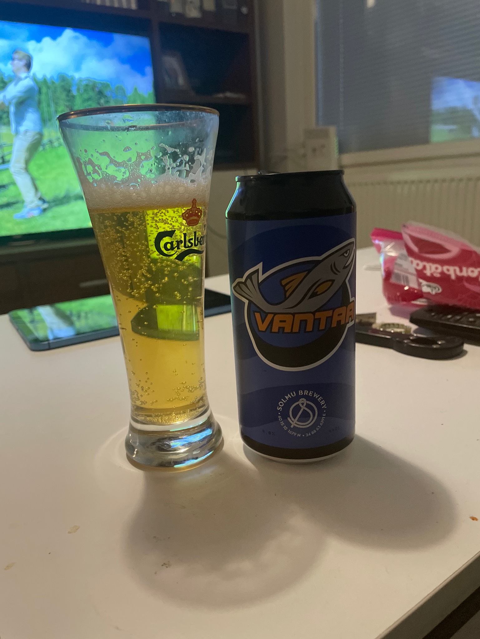 Kiekko Vantaa Kiva Lager, Solmu Brewery (Sinebrychoff)