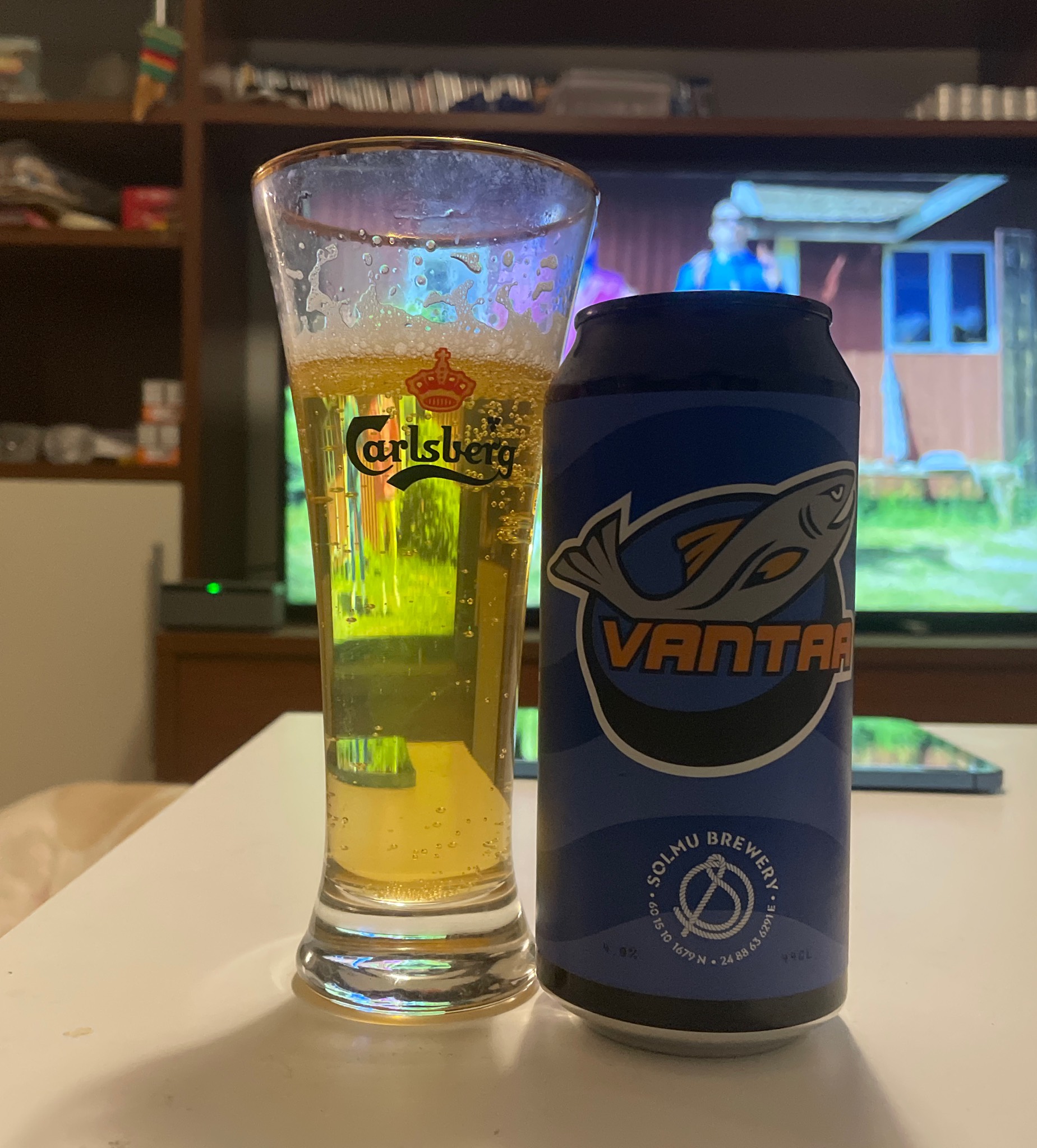 Kiekko Vantaa Kiva Lager, Solmu Brewery (Sinebrychoff)
