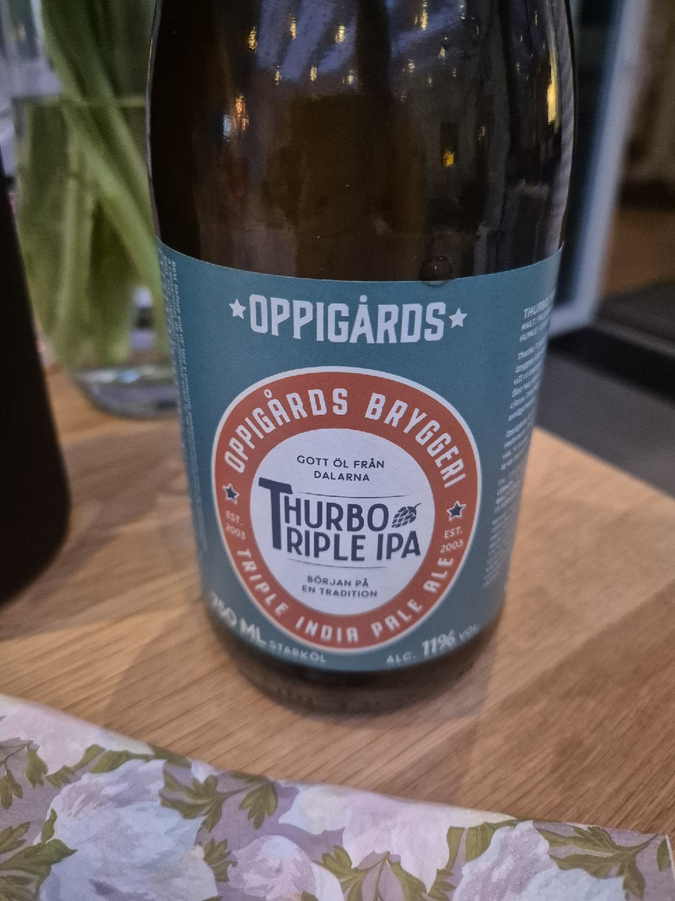 Thurbo Triple IPA, Oppigårds Bryggeri