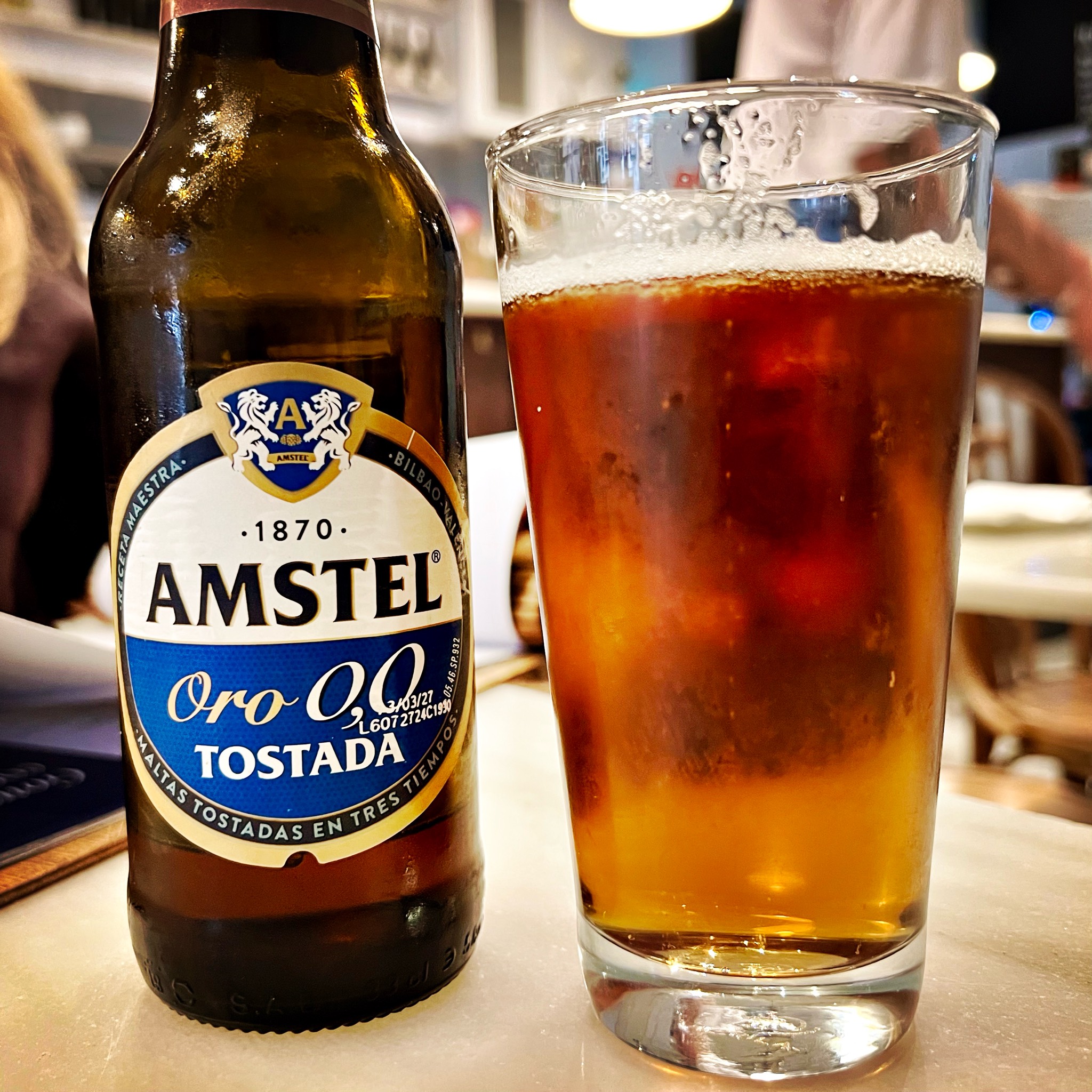 Amstel Oro 0,0 Tostada, Spain