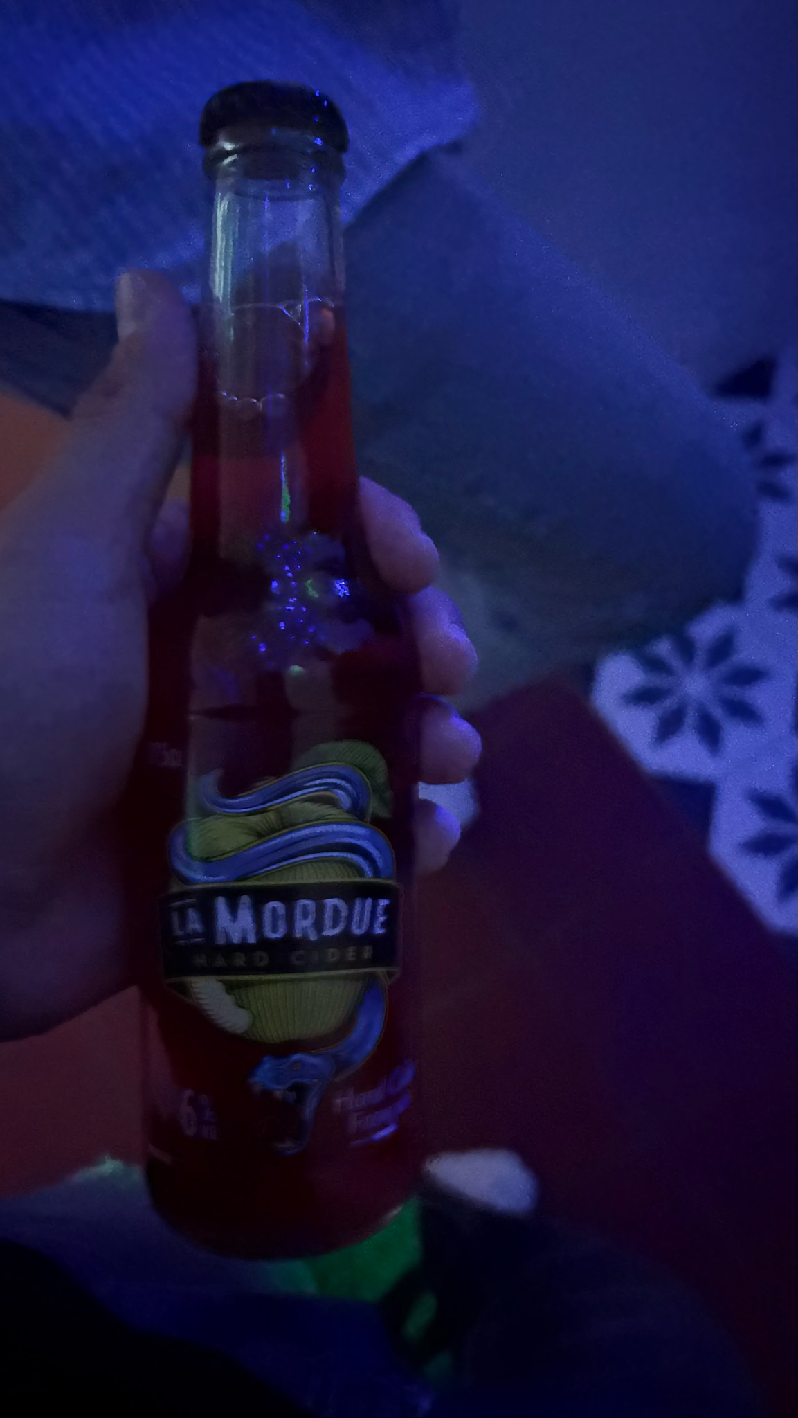 La Mordue Hard Cider Rouge, La Mordue