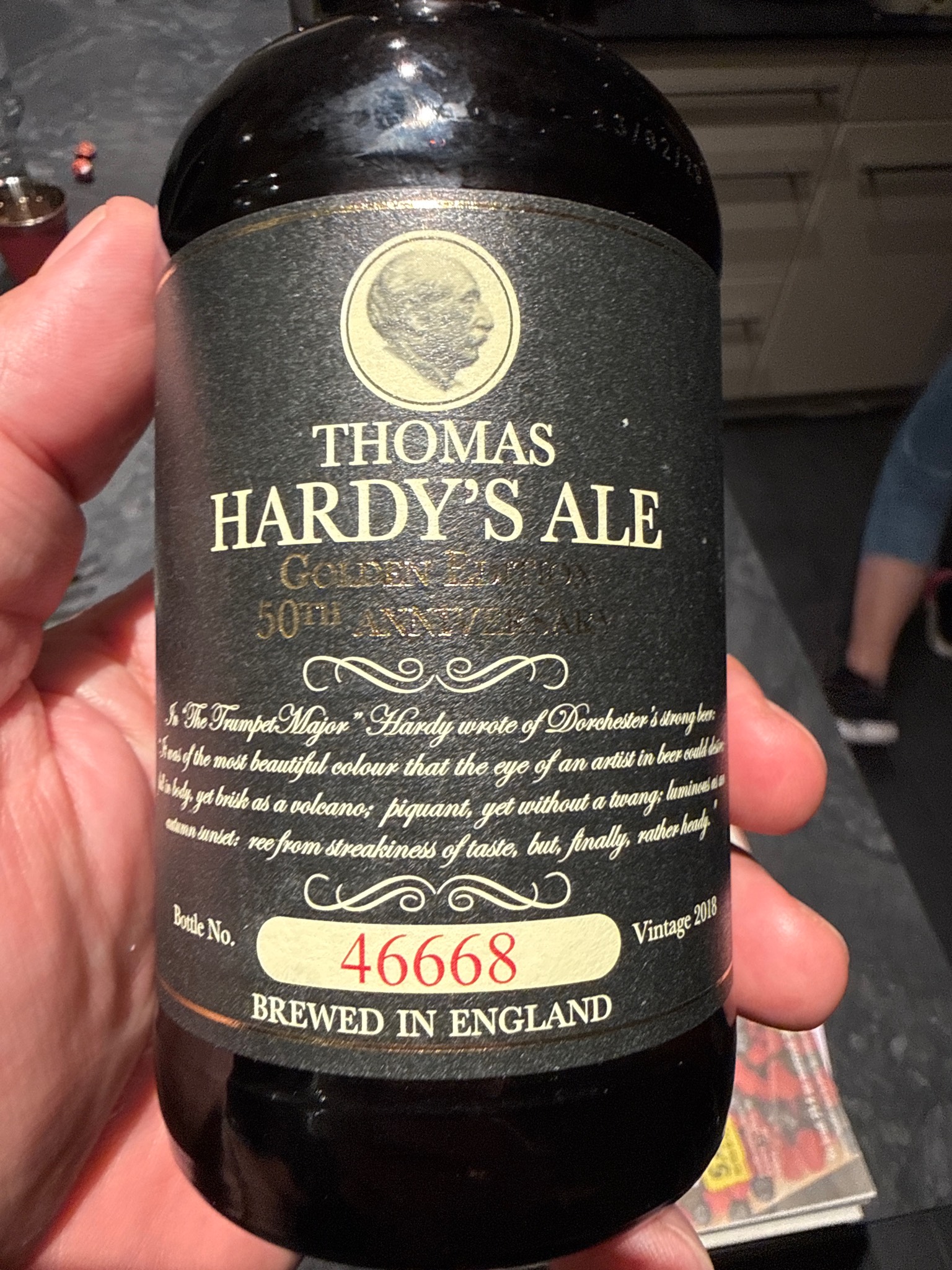 Thomas Hardy's Ale: Golden Edition 50th Anniversary (2018), Meantime Brewing