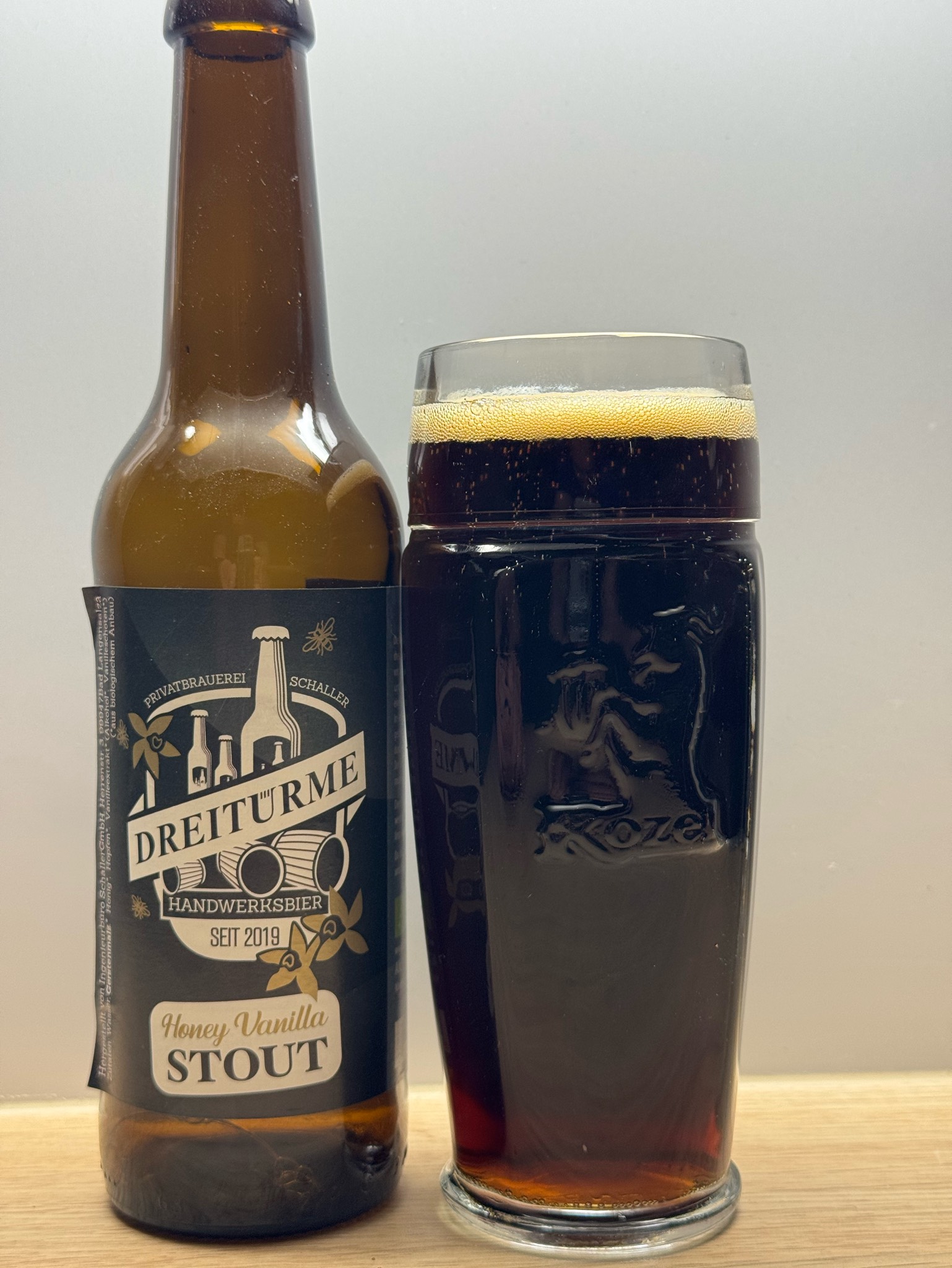 Honey Vanilla Stout, Dreitürme Privatbrauerei Schaller