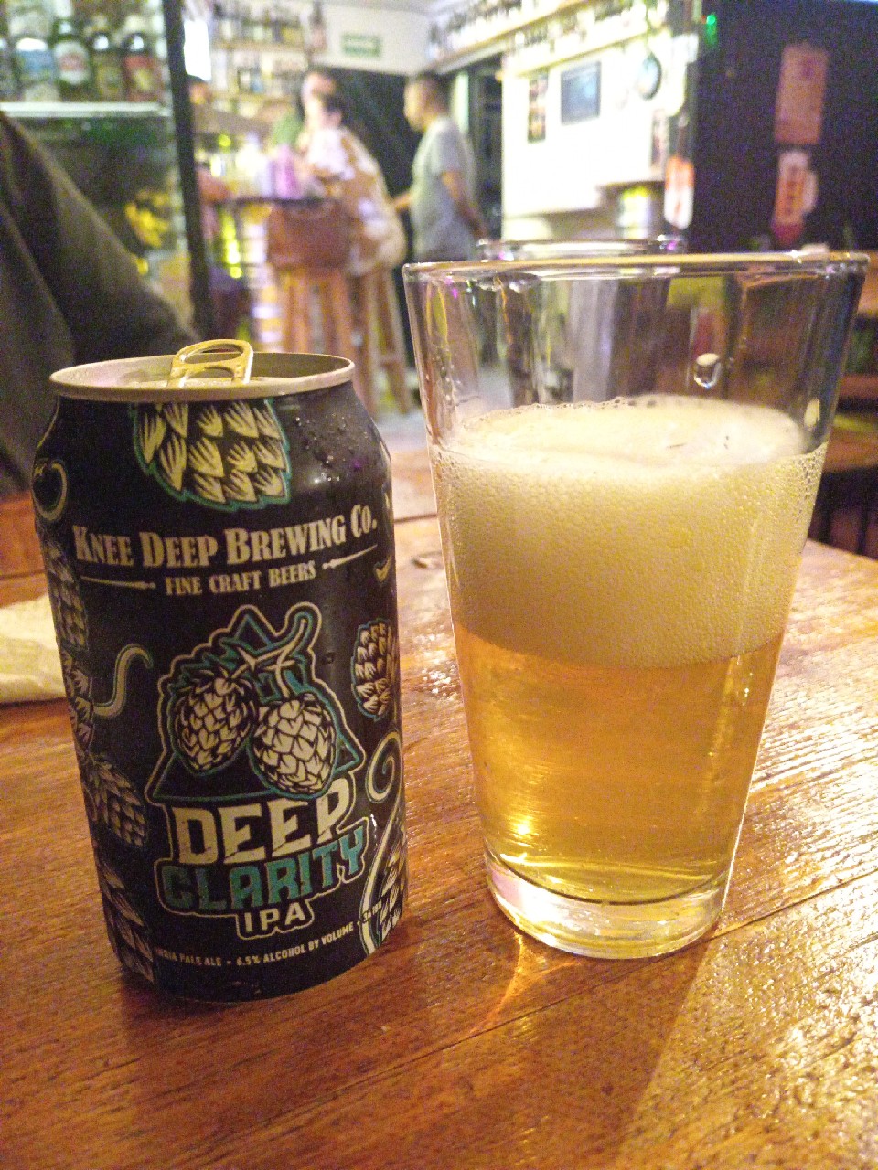 deep clarity ipa, Knee Deep Brewing Company