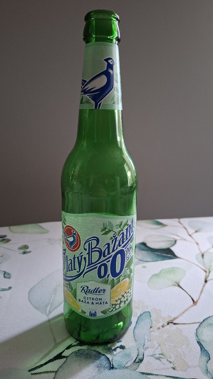 Zlaty Bažant 0,0% Radler Citrón Baza & Mäta, Heineken Slovensko