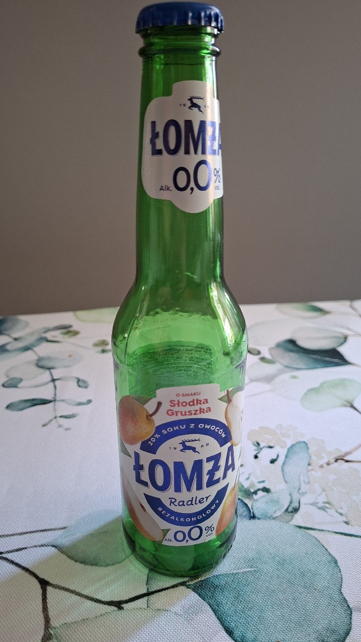 Łomża Radler 0,0% Słodka Gruszka, Browar Łomża (Van Pur)