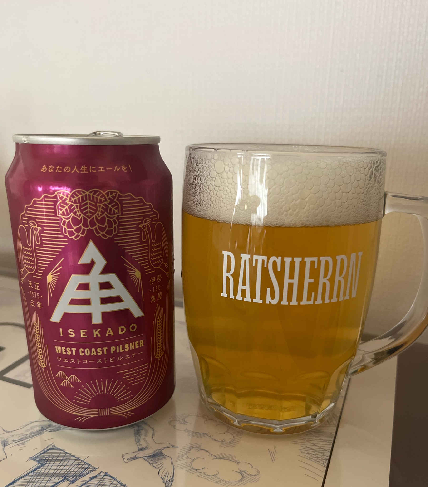 WEST COAST PILSNER, Isekadoya Beer