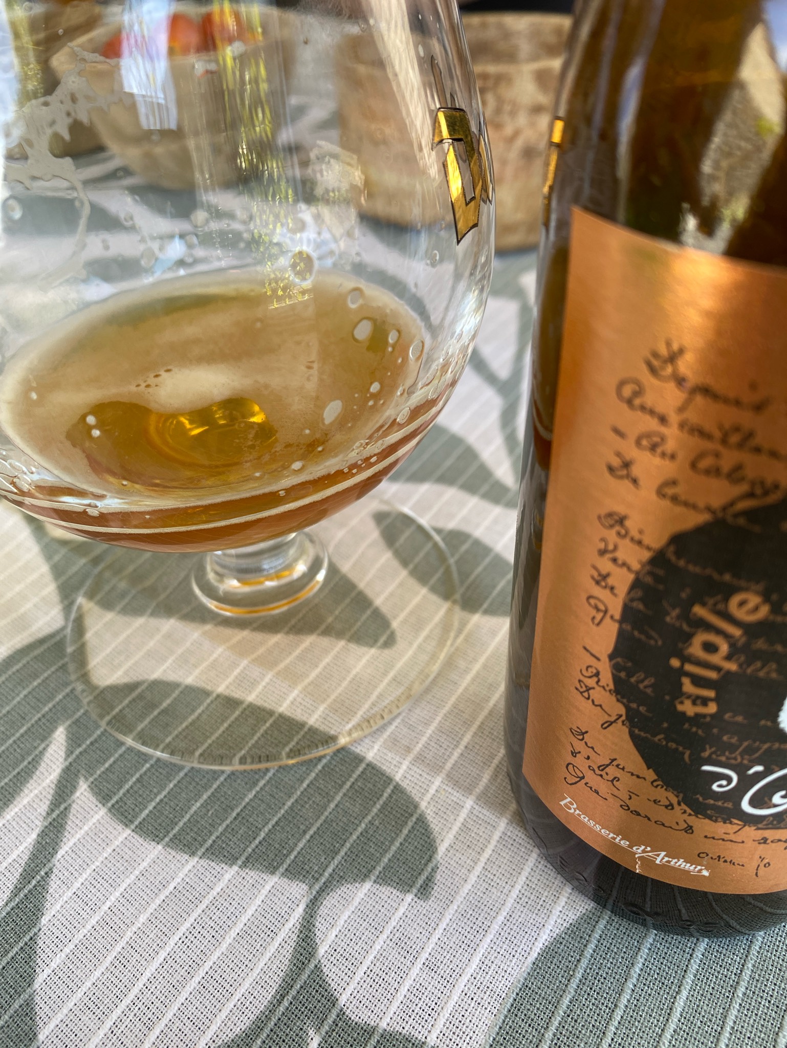 Cuvée D'Arthur Triple, Brasserie D'Arthur