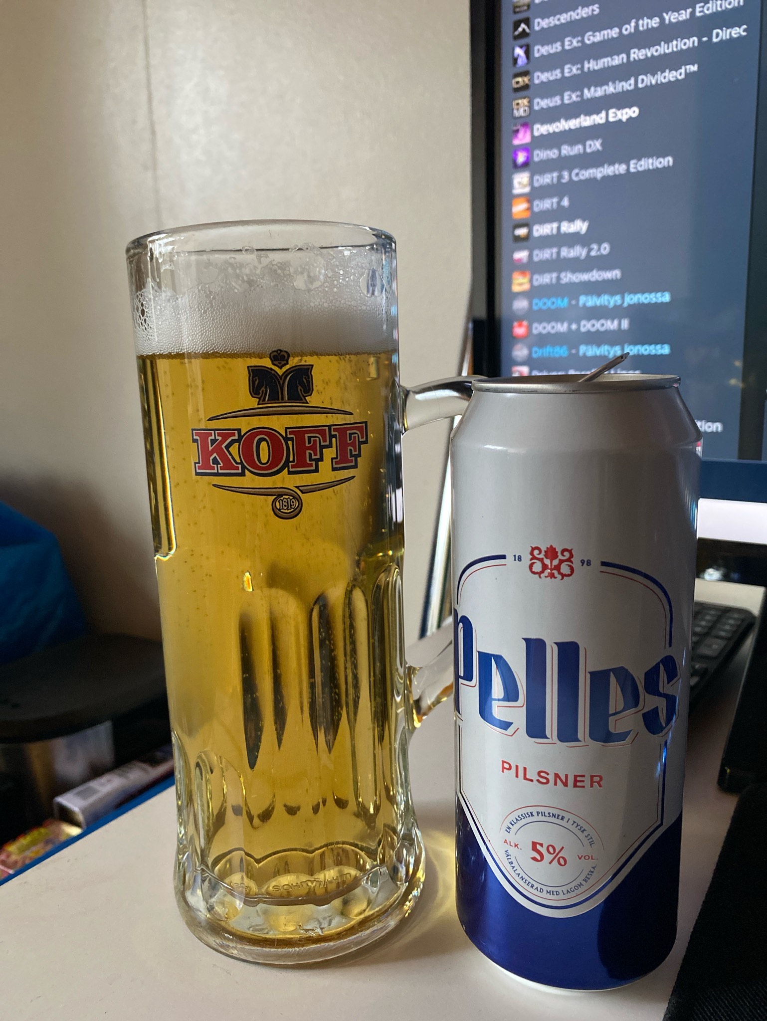 Pelles Pilsner, Sweden