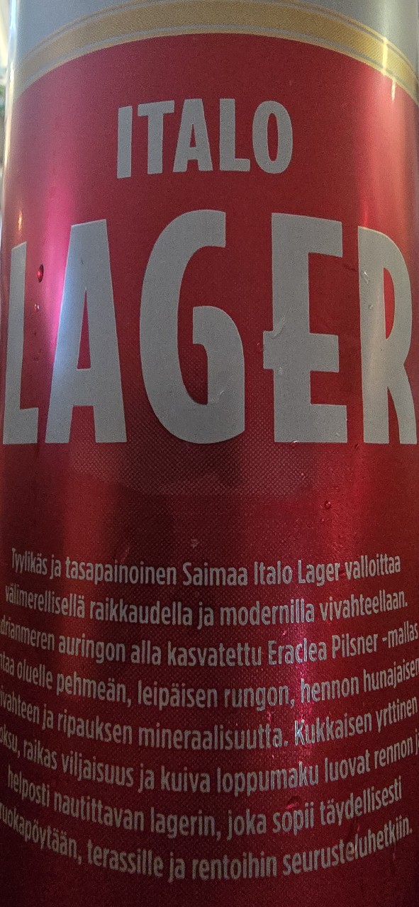 Italo Lager, Finland