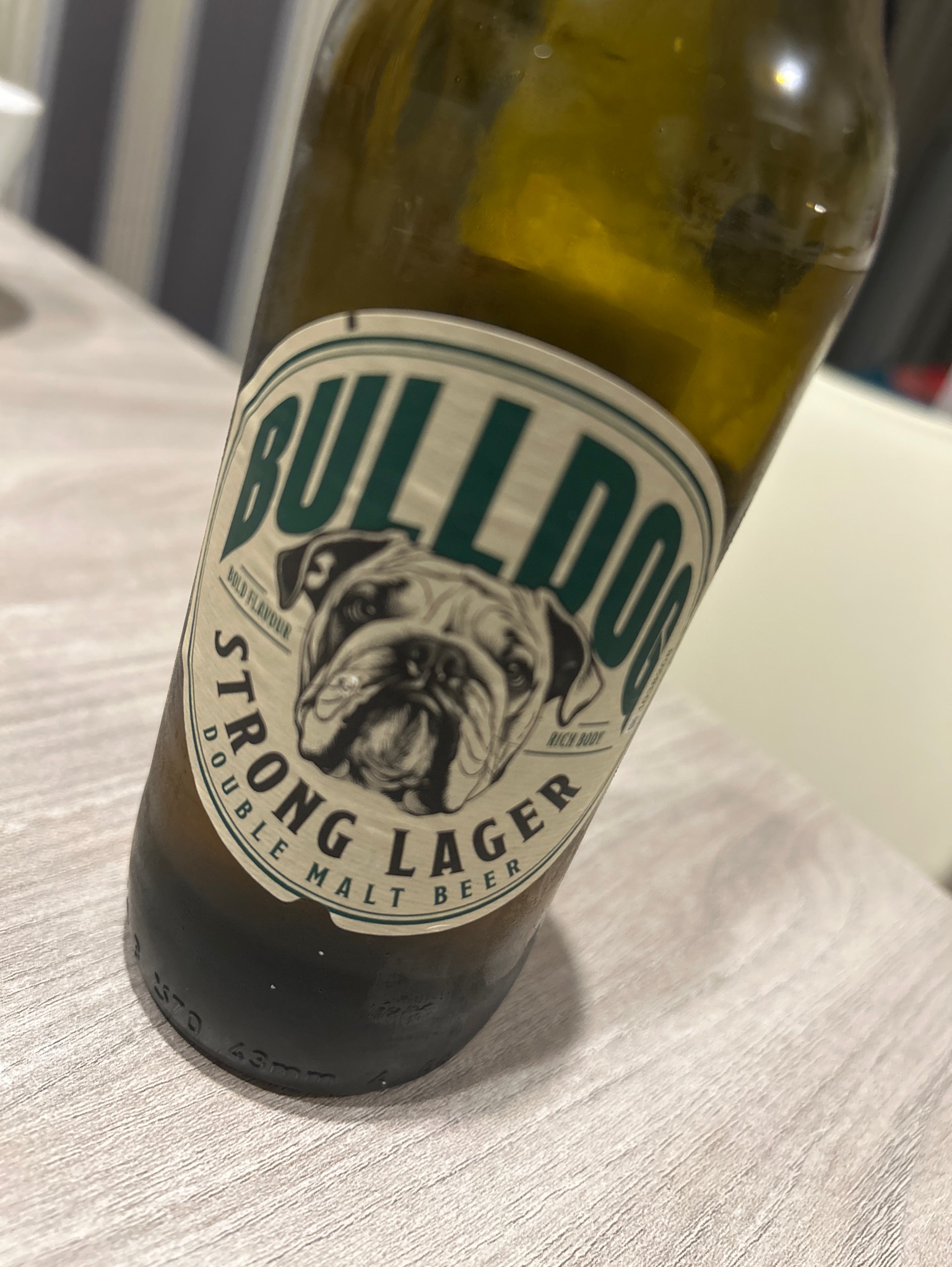 Bulldog Strong Lager, John Smith's Brewery (Heineken)