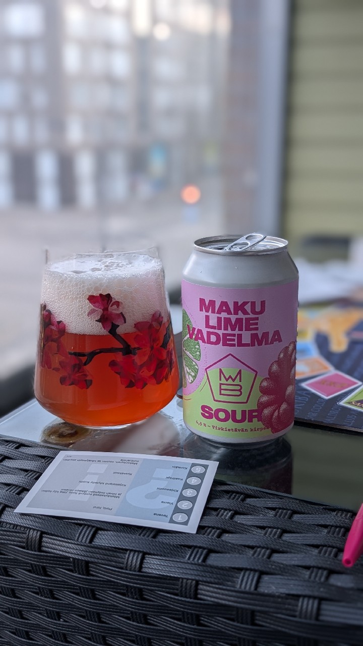 Lime Vadelma Sour, Maku Brewing