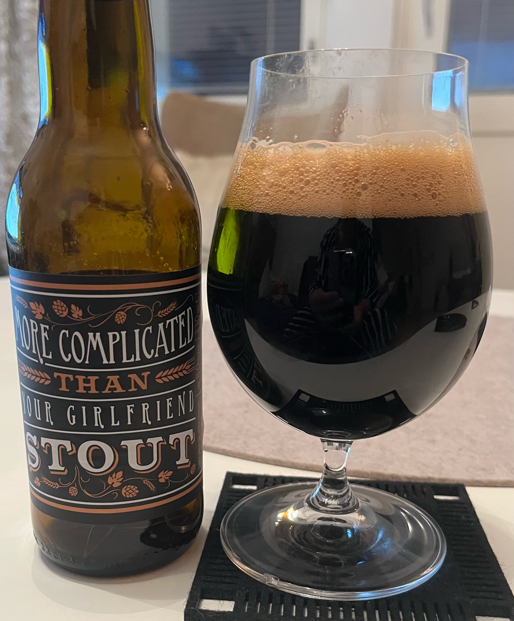 More Complicated Than Your Girlfriend Stout, The Flying Dutchman Nomad Brewing Company