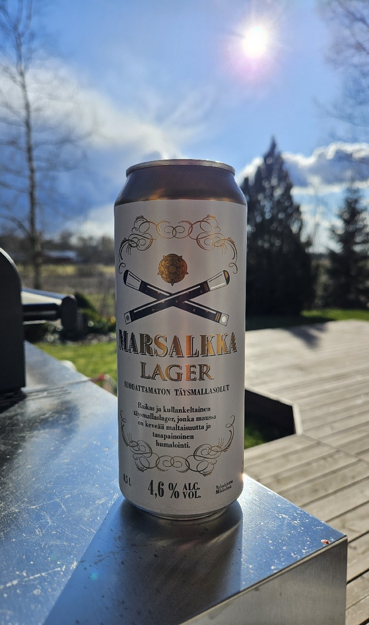 Marsalkka Lager 4.6%, Saimaa Brewing Company