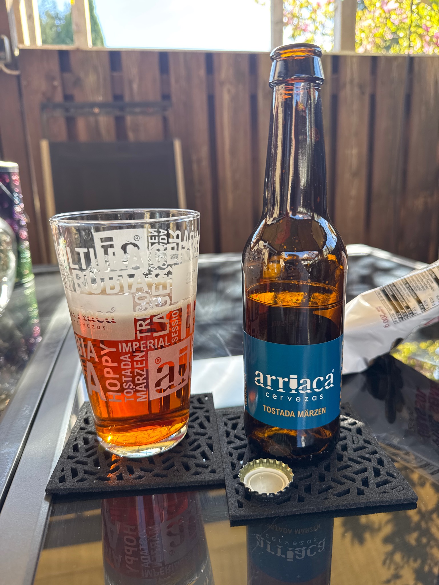 Arriaca Tostada, Cervezas Arriaca