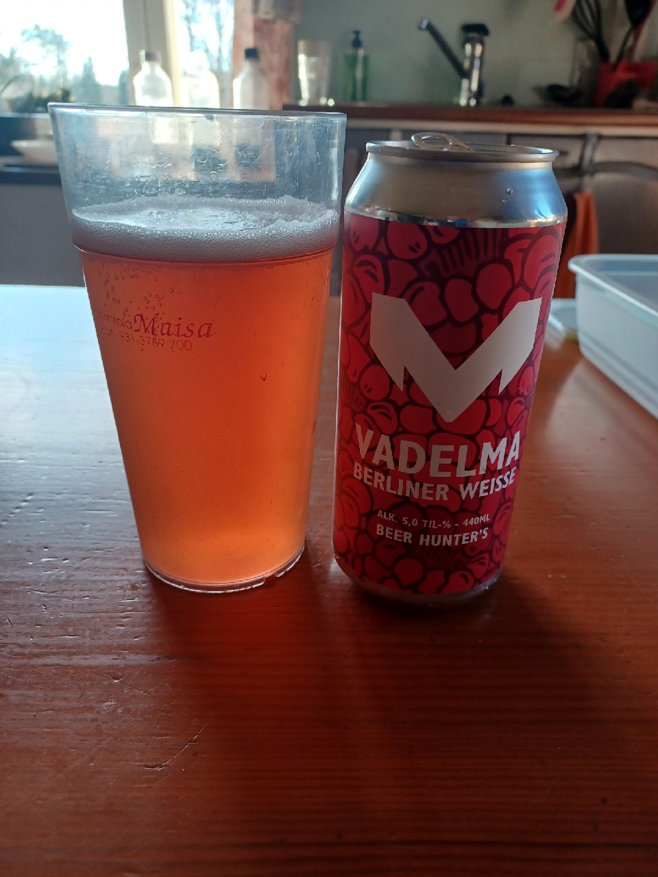 Mufloni Vadelma Berliner Weisse, Panimoravintola Beer Hunter's