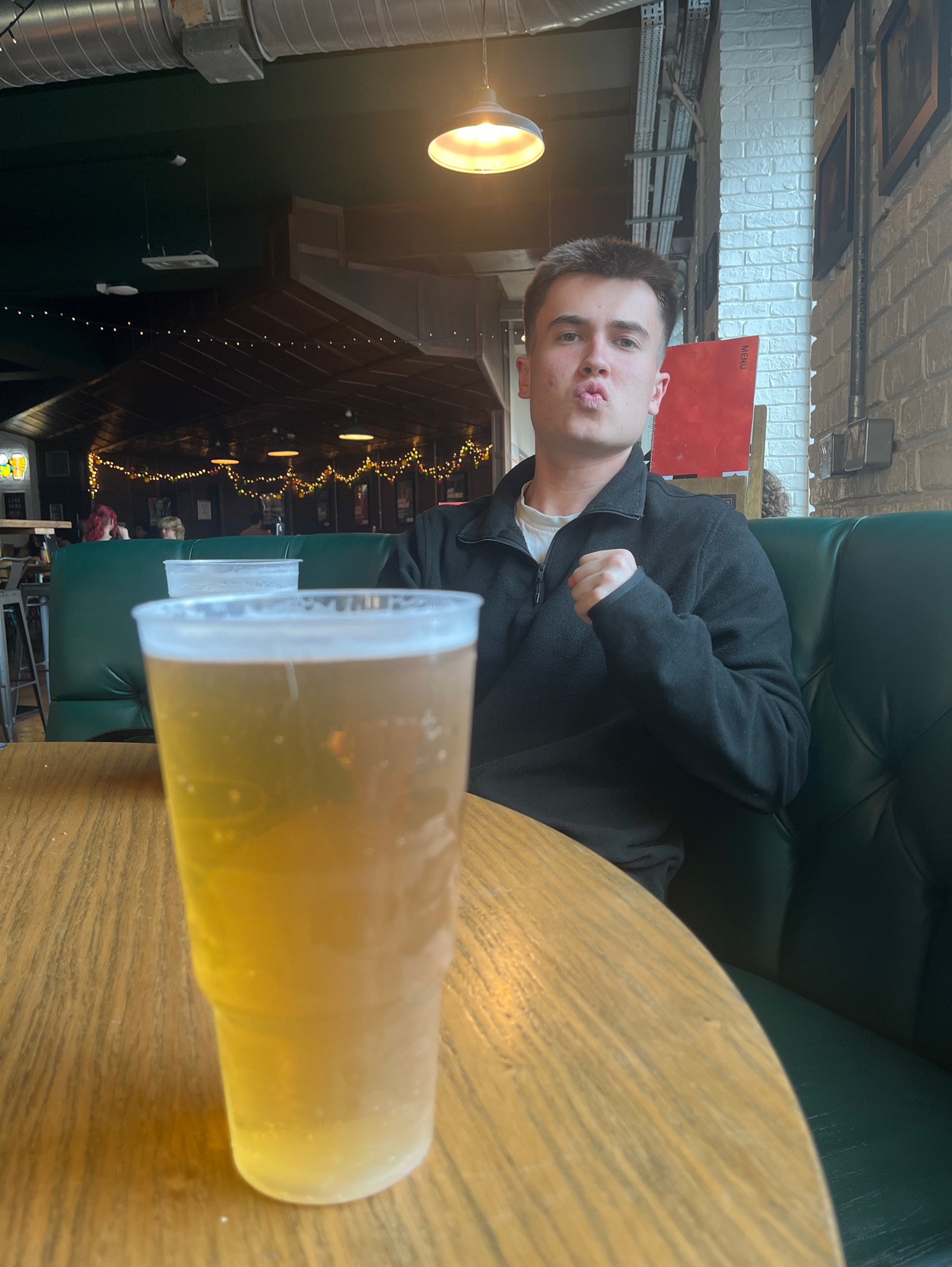 Beer Cut With Peach, Jubel Beer