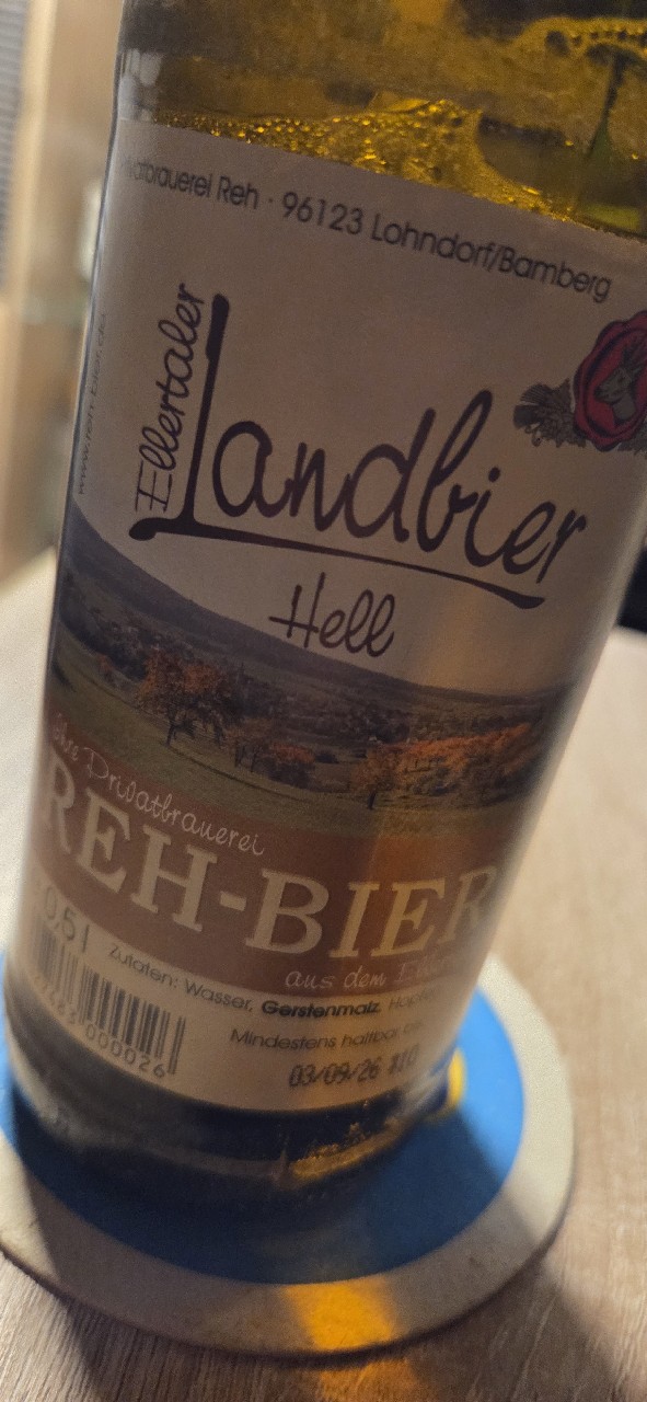 Ellertaler Landbier Hell, Privatbrauerei Reh