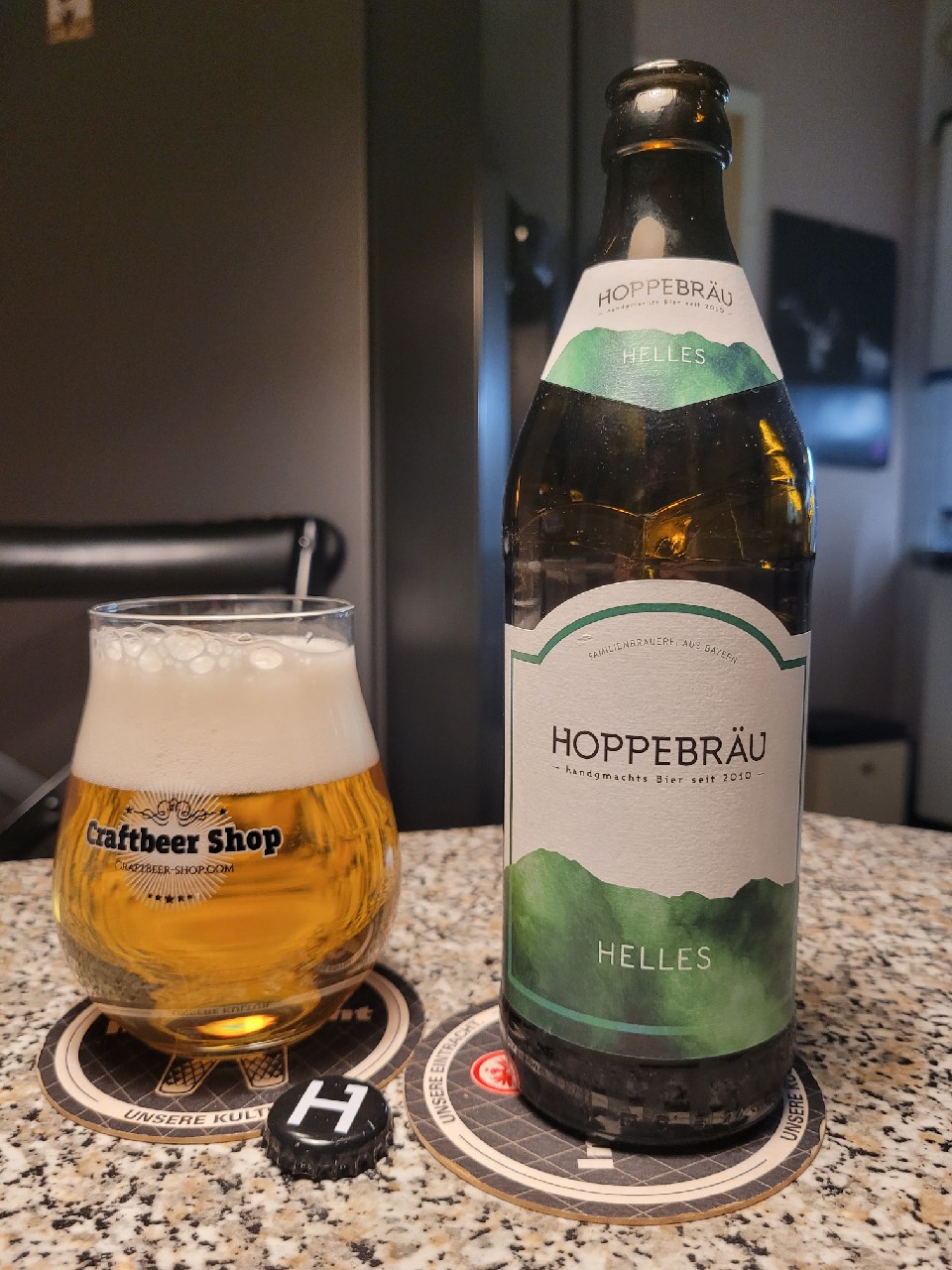 Hoppebräu Helles, Hoppebräu