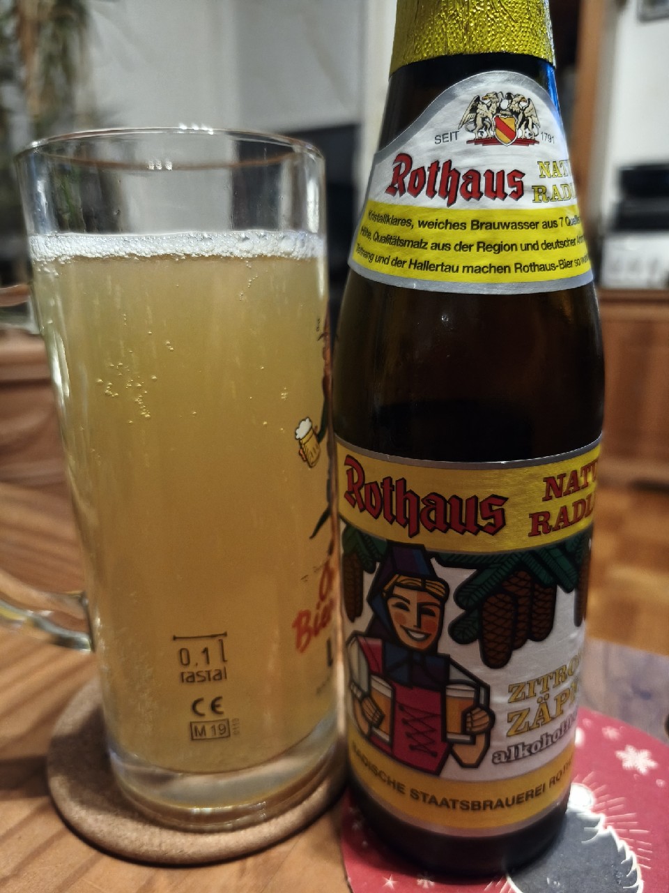 Natur Radler Zitrone 0,0%, Badische Staatsbrauerei Rothaus